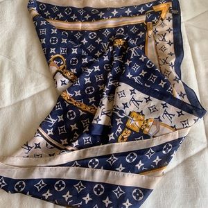 Louis Vuitton silk scarf